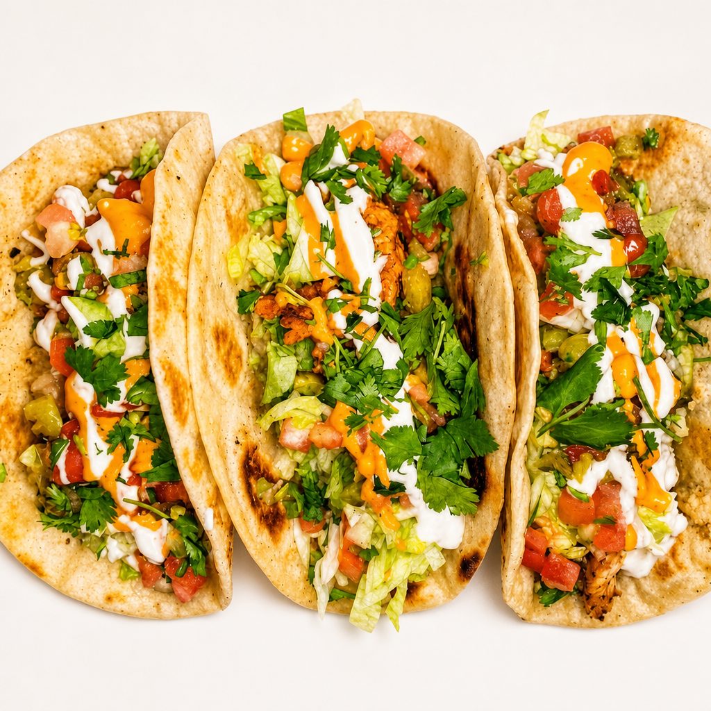 Krunchy Fried Chicken Tacos (3).